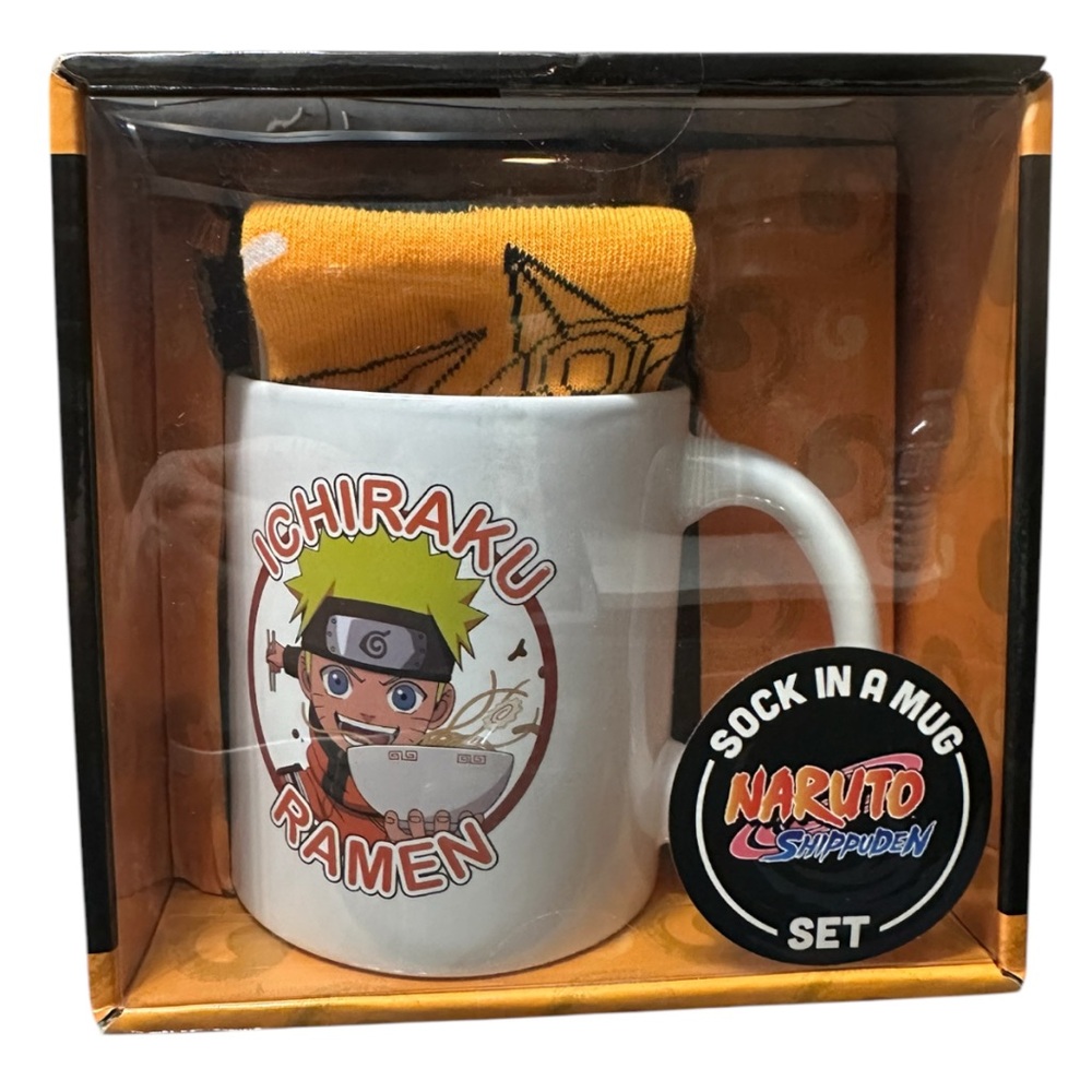 NARUTO SHIPPUDEN Ichiraku Ramen Mug And Socks Set By Culturefly - Collectible